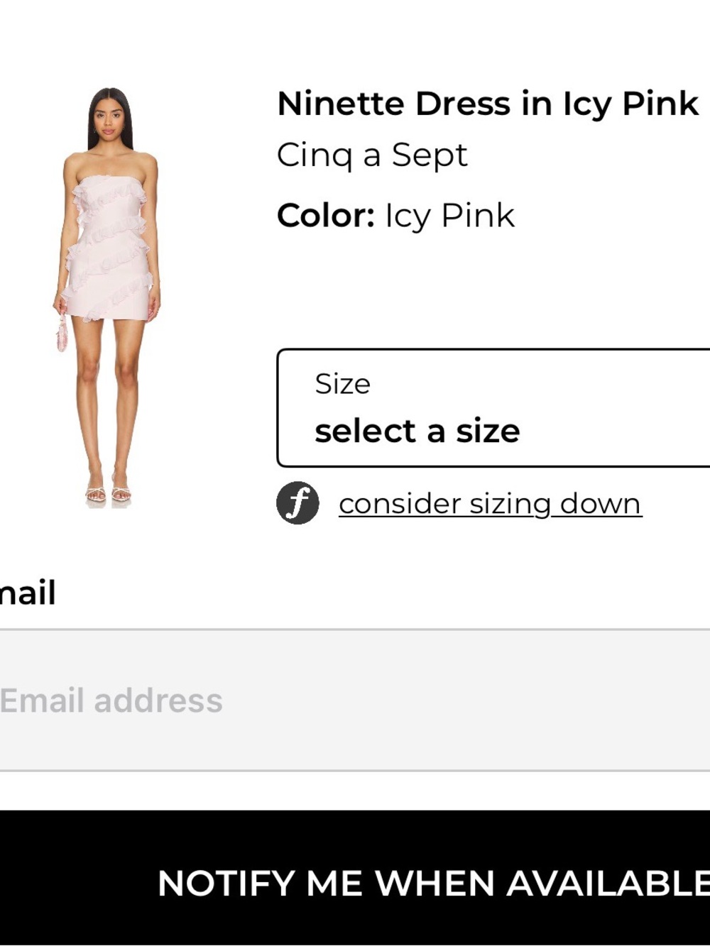 Cinq a Sept Ninette Dress in Icy Pink - Picture 3 of 9